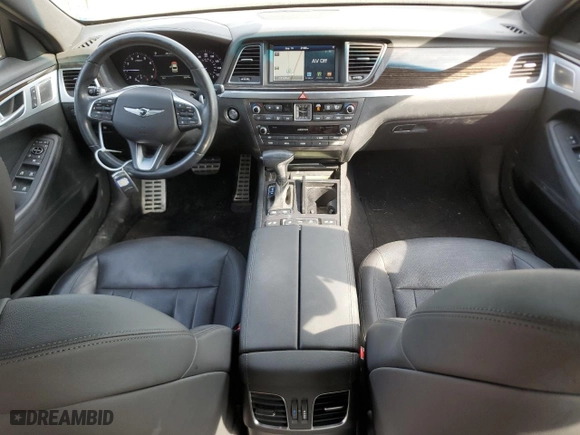 2019 Genesis G80 3.8L with VIN KMTFN4JE4KU324725, listed as a Copart auction lot 72371104 with 55,673 mi miles and Salvage Title. Bid and sale history available at carsss.com. Image 8.