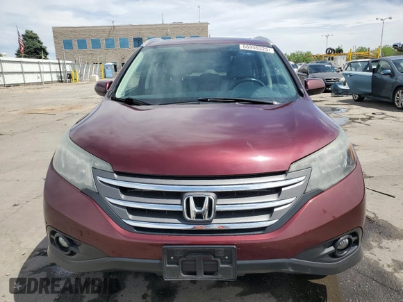 2013 Honda CR-V EX-L z VIN 5J6RM4H7XDL047748, wystawiony jako Copart lot #56959325 z przebiegiem 110 072 mil mil oraz Szkody całkowita. Historia ofert i sprzedaży dostępna na DreamBid. Obrazek 5.