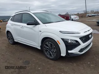 2023 Hyundai Kona N Line z VIN KM8K3CA37PU985891, wystawiony jako IAAI lot #41919195 z przebiegiem 32 315 mil mil oraz . Historia ofert i sprzedaży dostępna na DreamBid. Obrazek 1.
