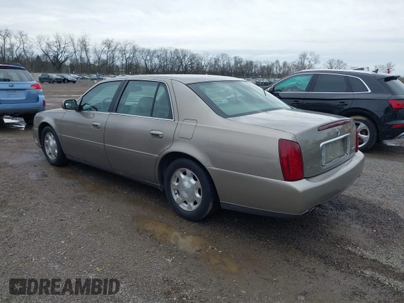 2002 Cadillac DeVille z VIN 1G6KD54Y32U108623, wystawiony jako IAAI lot #41957171 z przebiegiem 136 941 mil mil oraz . Historia ofert i sprzedaży dostępna na DreamBid. Obrazek 3.