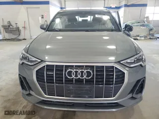 2020 Audi Q3 S line Premium Plus with VIN WA1EECF34L1113405, listed as a Copart auction lot 47685765 with 0 mi miles and Salvage Title. Bid and sale history available at carsss.com. Image 5.