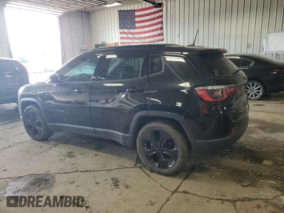 2019 Jeep Compass Altitude with VIN 3C4NJCBB4KT715498, listed as a Copart auction lot 60856305 with 55,307 mi miles and Salvage title. Bid and sale history available at DreamBid. Image 2.