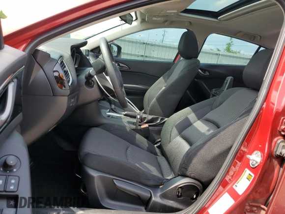 2014 Mazda 3 i Touring with VIN JM1BM1V70E1158736, listed as a Copart auction lot 57340525 with 160,932 mi miles and Salvage title. Bid and sale history available at DreamBid. Image 7.