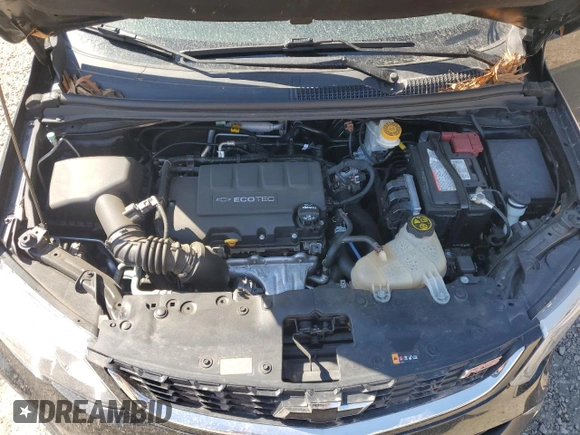 2020 Chevrolet Sonic LT with VIN 1G1JD6SB3L4102425, listed as a Copart auction lot 48564595 with 95,494 mi miles and Salvage title. Bid and sale history available at DreamBid. Image 11.