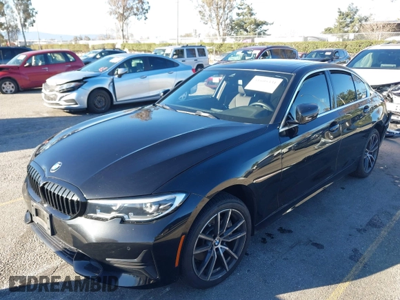 2021 BMW 3 Series 330i with VIN 3MW5R1J08M8B51760, listed as a IAAI auction lot 41605331 with 29,455 mi miles. Bid and sale history available at carsss.com. Image 17.