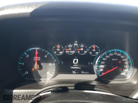2017 Chevrolet Tahoe LT with VIN 1GNSKBKC3HR322636, listed as a Copart auction lot 60458095 with 140,283 mi miles and Salvage title. Bid and sale history available at DreamBid. Image 9.