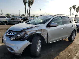 2014 Nissan Murano LE with VIN JN8AZ1MW4EW520404, listed as a Copart auction lot 66028124 with 55,331 mi miles and Salvage Title. Bid and sale history available at carsss.com. Image 1.