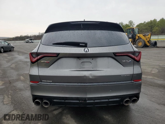 2022 Acura MDX Type S w/Advance Package with VIN 5J8YD8H85NL003306, listed as a Copart auction lot 52818675 with 60,164 mi miles and Salvage Title. Bid and sale history available at carsss.com. Image 6.