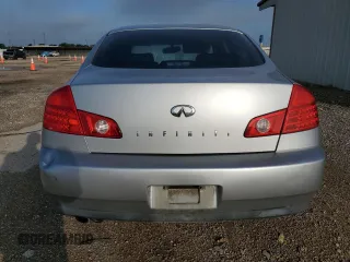 2003 Infiniti G35 w/Leather z VIN JNKCV51EX3M323196, wystawiony jako Copart lot #55445135 z przebiegiem 268 666 mil mil oraz Szkoda całkowita • Salvage title. Historia ofert i sprzedaży dostępna na DreamBid. Obrazek 6.