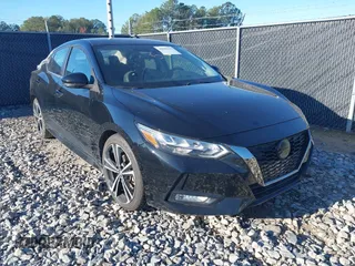 2021 Nissan Sentra SR with VIN 3N1AB8DV4MY331763, listed as a IAAI auction lot 40889192 with 46,867 mi miles and . Bid and sale history available at DreamBid. Image 1.