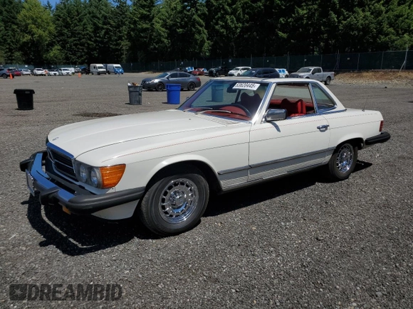 1979 Mercedes-Benz SL with VIN 10704412052681, listed as a Copart auction lot 63620445 with 192,849 mi miles and Clean title. Bid and sale history available at DreamBid. Image 1.