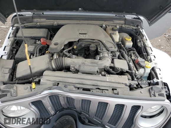 2018 Jeep Wrangler Unlimited Sahara with VIN 1C4HJXEG6JW239095, listed as a Copart auction lot 58222225 with 59,969 mi miles and Salvage title. Bid and sale history available at DreamBid. Image 12.