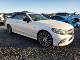 2019 Mercedes-Benz C 43 AMG with VIN WDDWK6EB3KF799425, listed as a Copart auction lot 77423024 with 15,130 mi miles and Non repairable. Bid and sale history available at DreamBid. Image 4.