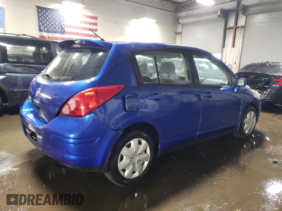 2008 Nissan Versa 1.8 S with VIN 3N1BC13E28L351166, listed as a Copart auction lot 47048055 with 150,840 mi miles and Salvage Title. Bid and sale history available at carsss.com. Image 3.