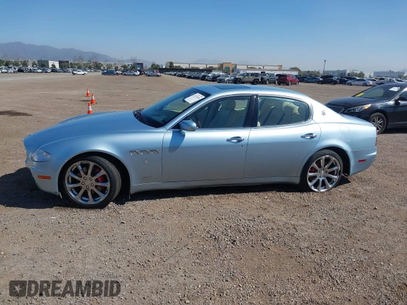 2007 Maserati Quattroporte with VIN ZAMFE39A670030778, listed as a IAAI auction lot 41670238 with 89,404 mi miles. Bid and sale history available at carsss.com. Image 14.