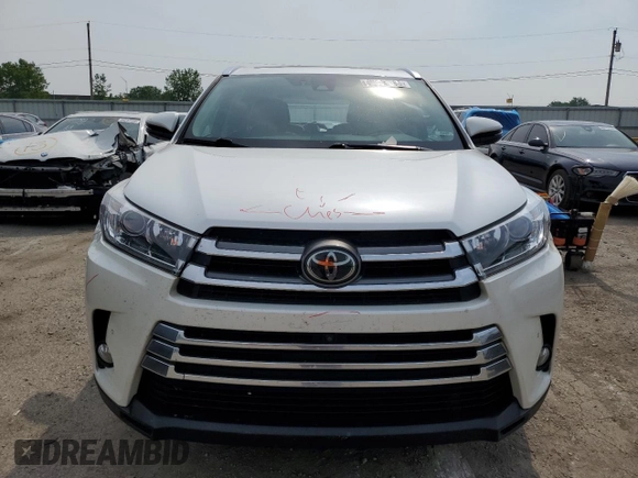 2017 Toyota Highlander Limited with VIN 5TDDZRFH4HS449506, listed as a Copart auction lot 60655085 with 109,494 mi miles and Salvage title. Bid and sale history available at DreamBid. Image 5.