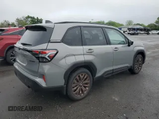 2025 Subaru Forester Special Sports with VIN JF2SLDHC6SH488365, listed as a Copart auction lot 57224155 with Not provided miles and Salvage title. Bid and sale history available at DreamBid. Image 3.