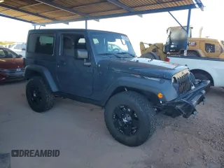 2017 Jeep Wrangler Sport with VIN 1C4AJWAG5HL662456, listed as a Copart auction lot 50166505 with 61,249 mi miles and Salvage Title. Bid and sale history available at DreamBid. Image 4.