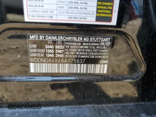 2008 Mercedes-Benz S 550 z VIN WDDNG86X68A175837, wystawiony jako Copart lot #56987915 z przebiegiem 149 855 mil mil oraz Szkoda całkowita • Salvage title. Historia ofert i sprzedaży dostępna na DreamBid. Obrazek 12.