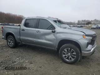 2025 Chevrolet Silverado 1500 LT with VIN 1GCPKKEK5SZ177043, listed as a Copart auction lot 49745845 with Not Provided miles and Salvage Title. Bid and sale history available at DreamBid. Image 4.