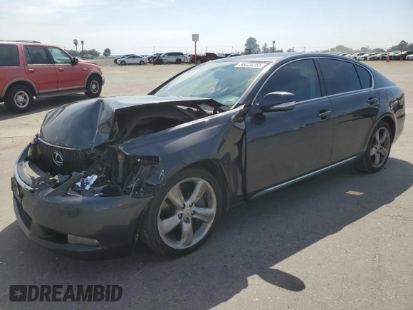 2011 Lexus GS 350 with VIN JTHBE1KS9B0053179, listed as a Copart auction lot 55224285 with 168,765 mi miles and Salvage Title. Bid and sale history available at DreamBid. Image 1.