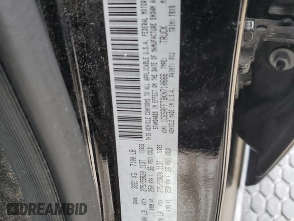 2019 Ram 1500 Big Horn/Lone Star with VIN 1C6SRFFT8KN710666, listed as a Copart auction lot 46471225 with 71,171 mi miles and Non Repairable. Bid and sale history available at carsss.com. Image 12.