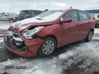 2013 Hyundai Accent GL with VIN KMHCT5AEXDU131393, listed as a Copart auction lot 45369305 with 65,798 mi miles and Clean Title. Bid and sale history available at carsss.com. Image 1.
