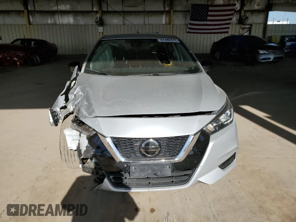 2021 Nissan Versa S with VIN 3N1CN8DV5ML859535, listed as a Copart auction lot 61468315 with 54,007 mi miles and Salvage title. Bid and sale history available at DreamBid. Image 5.