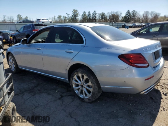 2018 Mercedes-Benz E with VIN WDDZF4KB0JA308167, listed as a Copart auction lot 49992405 with Not Provided miles and Salvage Title. Bid and sale history available at carsss.com. Image 2.