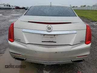 2014 Cadillac CTS Luxury RWD with VIN 1G6AR5S35E0170749, listed as a Copart auction lot 50735645 with 105,638 mi miles and Salvage Title. Bid and sale history available at DreamBid. Image 6.