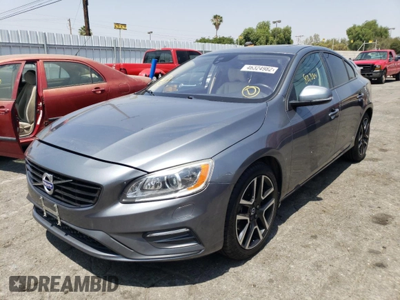 2017 Volvo S60 Dynamic with VIN YV126MFL3H2423228, listed as a Copart auction lot 46324982 with 80,384 mi miles. Bid and sale history available at carsss.com. Image 2.