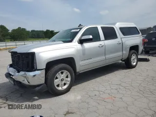 2017 Chevrolet Silverado 1500 LT with VIN 3GCUKREC3HG320455, listed as a Copart auction lot 57124395 with 119,683 mi miles and Salvage Title. Bid and sale history available at DreamBid. Image 1.
