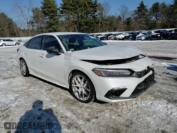2024 Honda Civic Sedan Sport with VIN 2HGFE2F52RH554693, listed as a Copart auction lot 42432135 with 6,985 mi miles and Salvage Title. Bid and sale history available at carsss.com. Image 10.