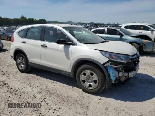 2016 Honda CR-V LX with VIN 5J6RM4H34GL040800, listed as a Copart auction lot 53055124 with 129,017 mi miles and Salvage Title. Bid and sale history available at carsss.com. Image 4.