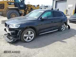 2019 Audi Q5 Premium Plus with VIN WA1BNAFY1K2118475, listed as a Copart auction lot 49545235 with 109,673 mi miles and Salvage Title. Bid and sale history available at carsss.com. Image 1.