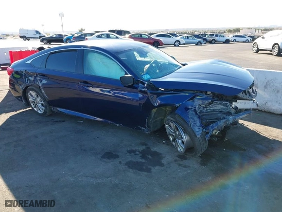 2019 Honda Accord Sedan LX 1.5T with VIN 1HGCV1F13KA039149, listed as a IAAI auction lot 41052251 with 1 mi miles. Bid and sale history available at carsss.com. Image 1.