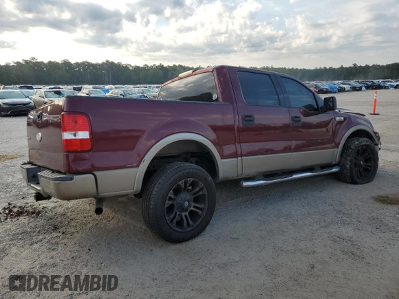 2004 Ford F-150 XLT with VIN 1FTPW12594KB91147, listed as a Copart auction lot 72453494 with Not Provided miles and Clean Title. Bid and sale history available at DreamBid. Image 3.