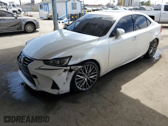 2017 Lexus IS 200t with VIN JTHBA1D26H5059736, listed as a Copart auction lot 52641675 with 120,602 mi miles and Salvage title. Bid and sale history available at DreamBid. Image 1.