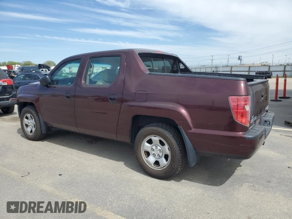 2011 Honda Ridgeline RT with VIN 5FPYK1F22BB009144, listed as a Copart auction lot 53429645 with 133,075 mi miles and Salvage Title. Bid and sale history available at carsss.com. Image 2.