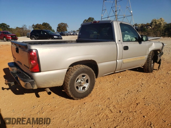 2004 Chevrolet Silverado 1500 LS with VIN 1GCEC14V04Z169624, listed as a Copart auction lot 77803554 with 143,212 mi miles and Salvage Title. Bid and sale history available at carsss.com. Image 3.