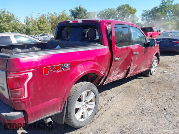 2017 Ford F-150 XL with VIN 1FTEW1EG3HFB76923, listed as a IAAI auction lot 40390419 with 140,758 mi miles. Bid and sale history available at carsss.com. Image 6.