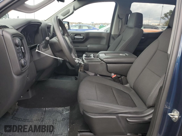 2021 Chevrolet Silverado 1500 Custom with VIN 3GCPYBEH1MG185453, listed as a Copart auction lot 78281804 with 75,380 mi miles and Salvage Title. Bid and sale history available at DreamBid. Image 7.