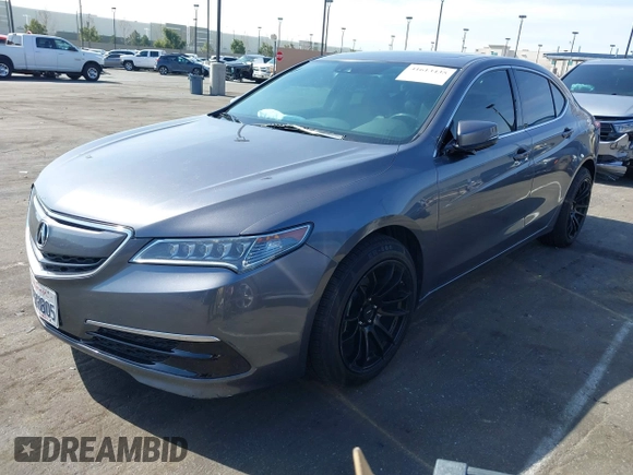 2017 Acura TLX V6 w/Technology Pkg with VIN 19UUB2F52HA004990, listed as a IAAI auction lot 41613435 with 120,186 mi miles. Bid and sale history available at carsss.com. Image 2.