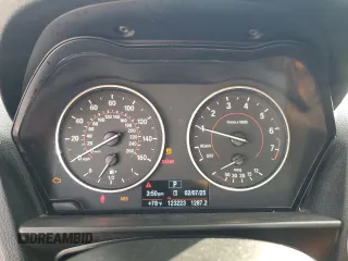 2015 BMW 2 Series M235i with VIN WBA1J7C58FV358750, listed as a Copart auction lot 43540275 with 123,223 mi miles and Salvage Title. Bid and sale history available at carsss.com. Image 9.