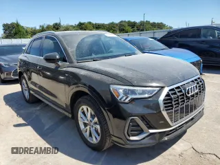 2022 Audi Q3 S line Premium Plus with VIN WA1EECF31N1096176, listed as a Copart auction lot 62105002 with 6,837 mi miles. Bid and sale history available at carsss.com. Image 1.