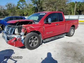 2006 Nissan Titan SE with VIN 1N6BA06A56N537591, listed as a Copart auction lot 42936655 with 135,907 mi miles and Salvage Title. Bid and sale history available at DreamBid. Image 1.