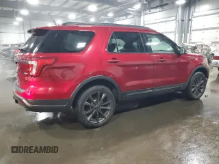 2018 Ford Explorer XLT z VIN 1FM5K8DH0JGC93756, wystawiony jako Copart lot #62513145 z przebiegiem 110 049 mil mil oraz Szkoda całkowita • Salvage title. Historia ofert i sprzedaży dostępna na DreamBid. Obrazek 3.