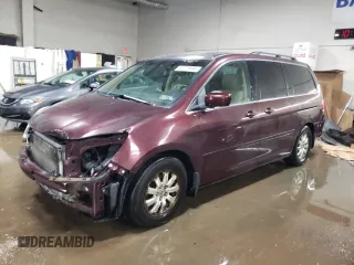 2010 Honda Odyssey EX-L with VIN 5FNRL3H62AB047431, listed as a Copart auction lot 46870685 with 173,468 mi miles and Salvage Title. Bid and sale history available at carsss.com. Image 1.