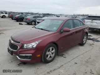 2015 Chevrolet Cruze LT with VIN 1G1PC5SB5F7121455, listed as a Copart auction lot 85923824 with 111,387 mi miles and Clean Title. Bid and sale history available at carsss.com. Image 1.