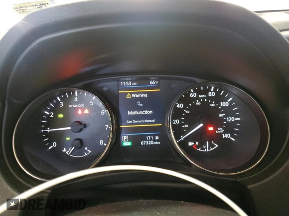 2019 Nissan Rogue SV with VIN JN8AT2MVXKW384368, listed as a Copart auction lot 50820585 with 67,320 mi miles and Salvage Title. Bid and sale history available at carsss.com. Image 9.